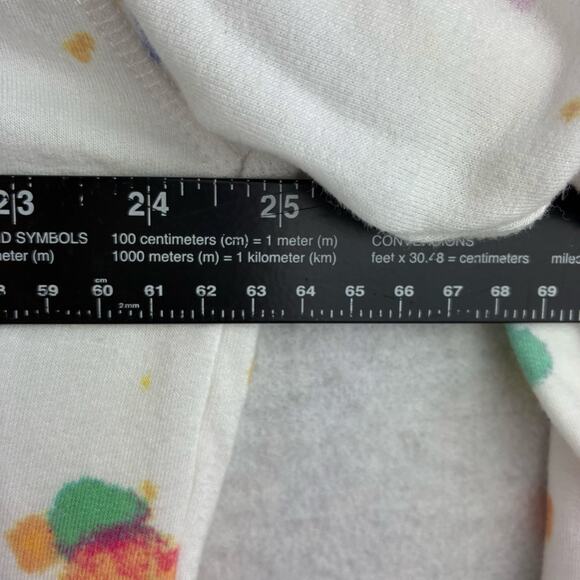 Colsie Long Sleeve Hooded Pullover Sweater Women's Large Paint Splatter Print - Picture 5 of 8